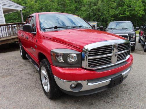 Red 2007 Dodge Ram 1500 Sport Quad Cab