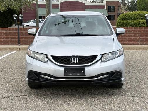 Alabaster Silver Metallic 2014 Honda Civic LX