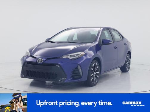 Blue 2017 Toyota Corolla SE