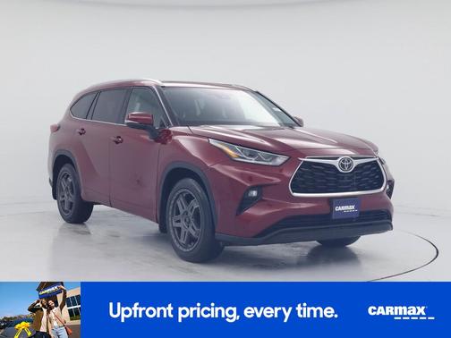 Red 2022 Toyota Highlander Limited