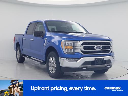 Blue 2021 Ford F-150 XLT