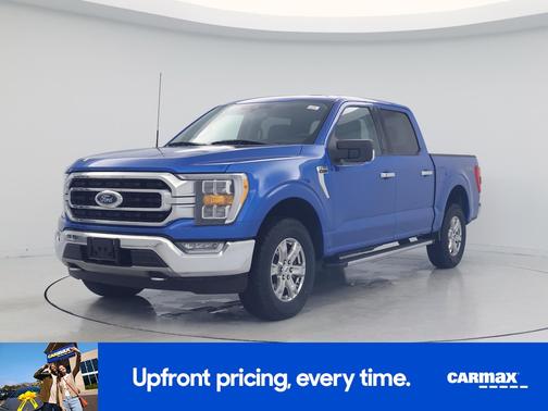 Blue 2021 Ford F-150 XLT