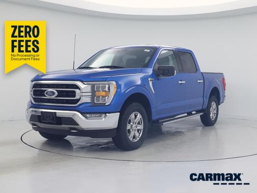 Blue 2021 Ford F-150 XLT