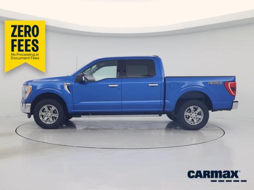 Blue 2021 Ford F-150 XLT