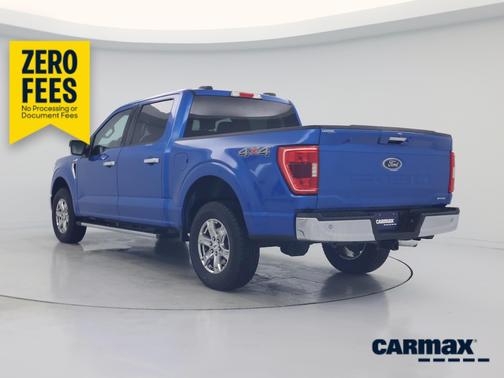 Blue 2021 Ford F-150 XLT