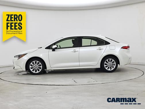White 2021 Toyota Corolla LE