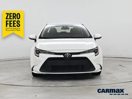 White 2021 Toyota Corolla LE