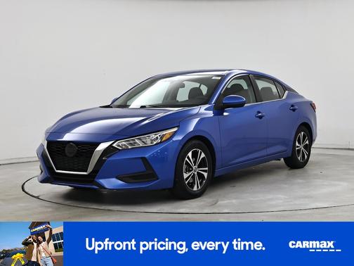 Blue 2021 Nissan Sentra SV