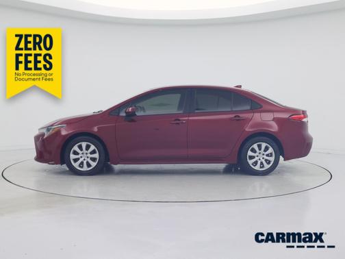 Red 2022 Toyota Corolla LE