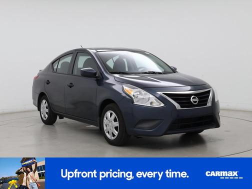 Blue 2017 Nissan Versa S Plus