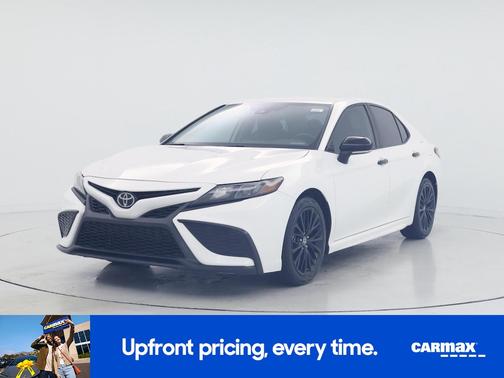 White 2022 Toyota Camry SE Night Shade
