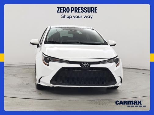 White 2021 Toyota Corolla LE