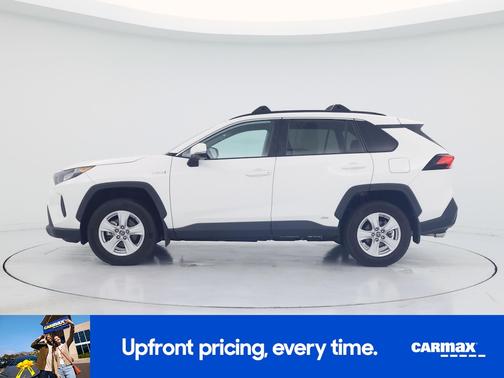 White 2020 Toyota RAV4 Hybrid LE
