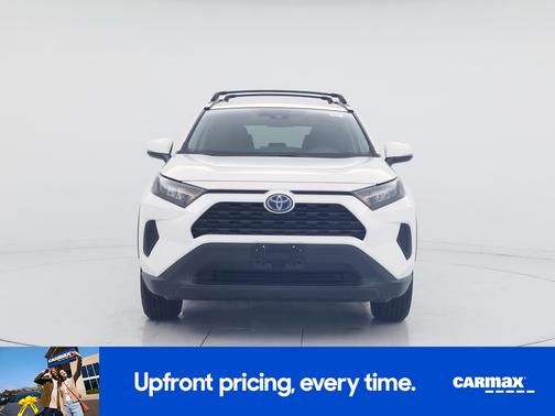 White 2020 Toyota RAV4 Hybrid LE