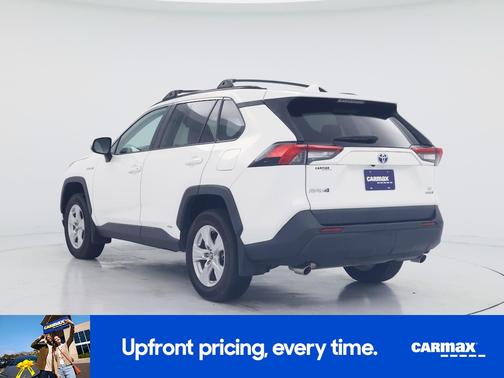 White 2020 Toyota RAV4 Hybrid LE