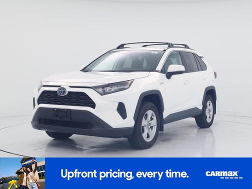 White 2020 Toyota RAV4 Hybrid LE