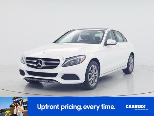 White 2015 Mercedes-Benz C-Class