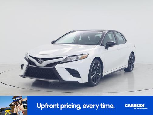 White 2019 Toyota Camry XSE