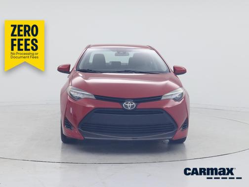 Red 2018 Toyota Corolla LE