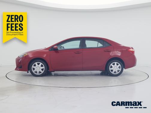 Red 2018 Toyota Corolla LE