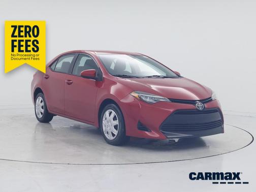 Red 2018 Toyota Corolla LE