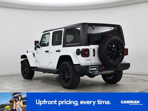 White 2023 Jeep Wrangler 4xe Unlimited Sahara