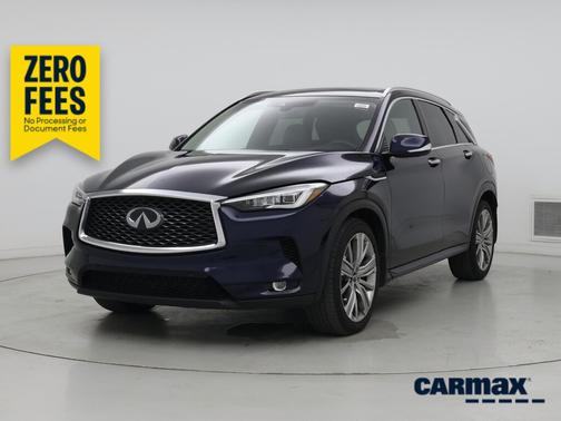 Blue 2023 INFINITI QX50 Sensory