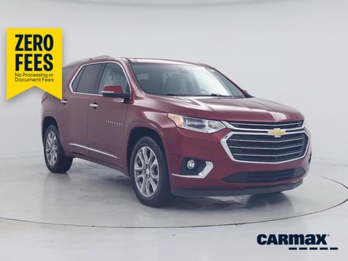Red 2020 Chevrolet Traverse Premier
