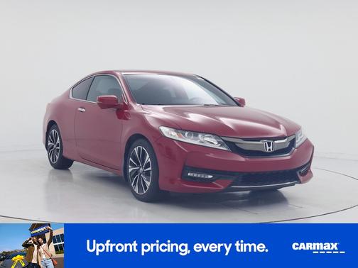 Red 2017 Honda Accord EX-L