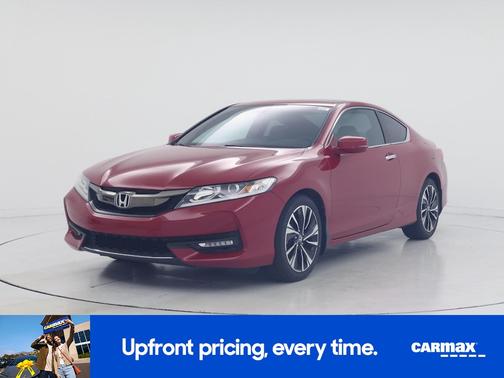 Red 2017 Honda Accord EX-L