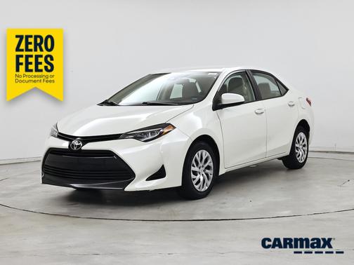 White 2019 Toyota Corolla LE