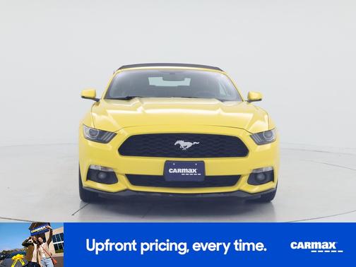 Yellow 2017 Ford Mustang Ecoboost Premium