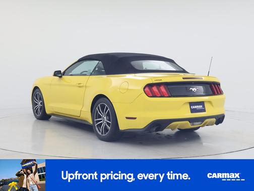 Yellow 2017 Ford Mustang Ecoboost Premium