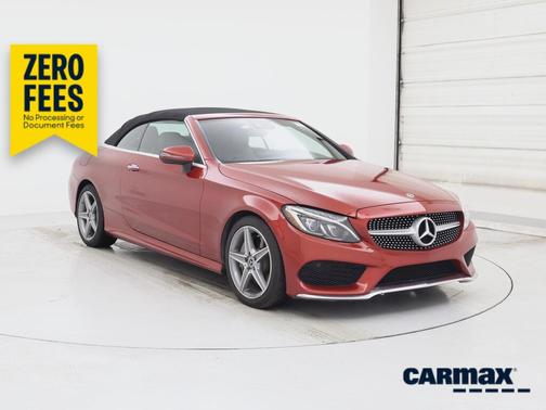 Red 2018 Mercedes-Benz C-Class