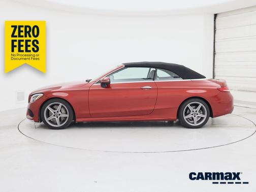 Red 2018 Mercedes-Benz C-Class