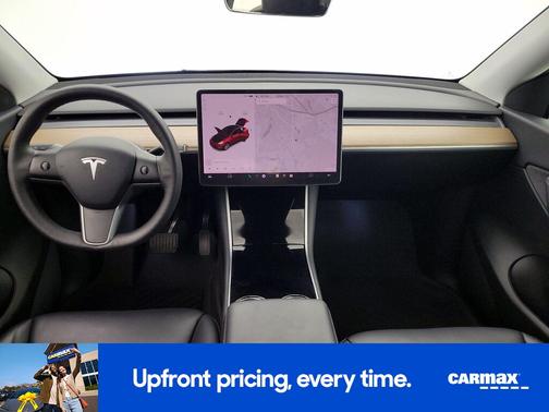 Red 2021 Tesla Model Y Standard Range