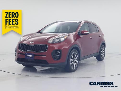 Red 2017 Kia Sportage EX
