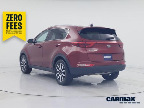 Red 2017 Kia Sportage EX