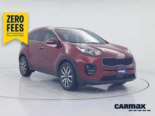 Red 2017 Kia Sportage EX