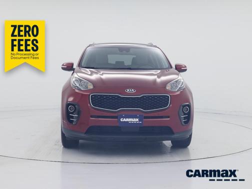 Red 2017 Kia Sportage EX