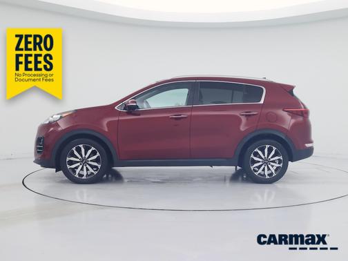 Red 2017 Kia Sportage EX