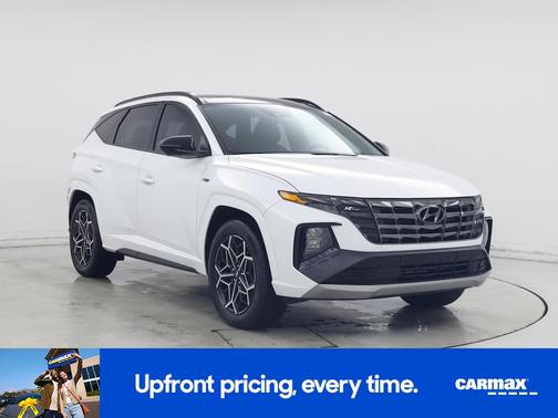 White 2024 Hyundai TUCSON Hybrid N Line