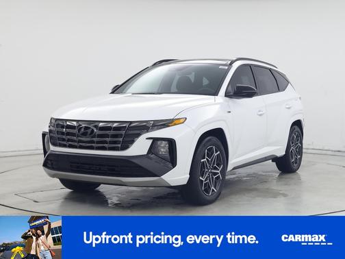 White 2024 Hyundai TUCSON Hybrid N Line