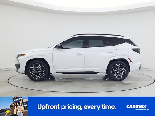 White 2024 Hyundai TUCSON Hybrid N Line