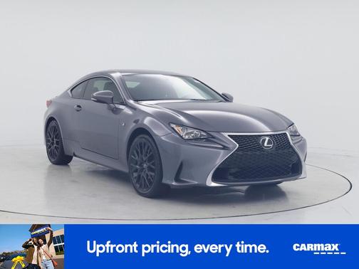 Gray 2015 Lexus RC 350