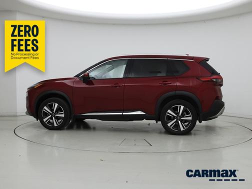 Red 2023 Nissan Rogue Platinum