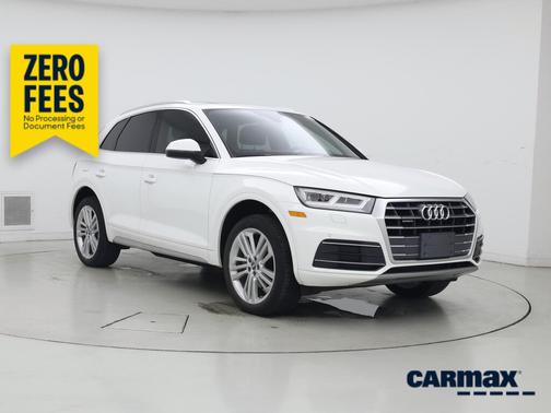 White 2018 Audi Q5 Premium Plus