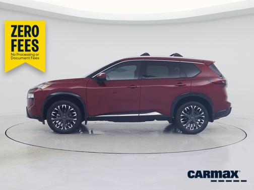 Red 2026 Nissan Rogue Platinum