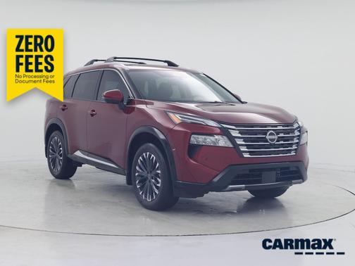 Red 2026 Nissan Rogue Platinum