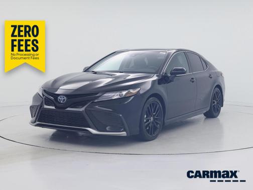 Black 2023 Toyota Camry Hybrid XSE